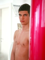 Cutie shows his big schlong by BelAmi Online image #6