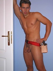 European guy jacking off by Czech Boys image #5