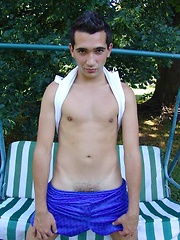 Naked european boy outdoors by Czech Boys image #5