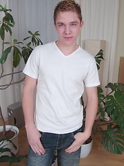 CUte twink posing and jacking off by Czech Boys image #6