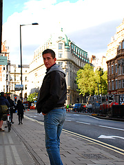 London lad Christopher Brooks pumps a big load by Bentley Race image #4