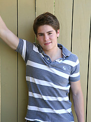 Cute twink Austin posing by Frat Men image #6