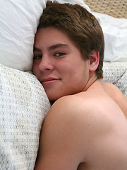 Cute twink Austin posing by Frat Men image #6