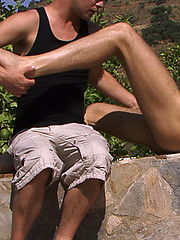 OUtdoor oral sex by English Lads image #5