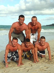 Hot sexy jocks posing by Frat Men image #5