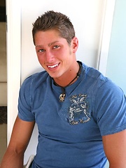 Muscle jock Tate jacking off dick by Frat Men image #6