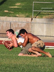 Kumar jacking off dick by Frat Men image #8