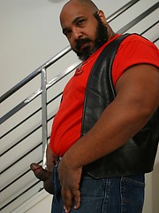 Chubby arabian bear Ali shows cock by Pantheon Bear image #9