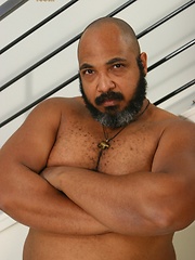 Chubby arabian bear Ali shows cock by Pantheon Bear image #9