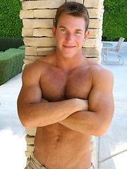 Muscled stud Colin posing naked by Frat Men image #4