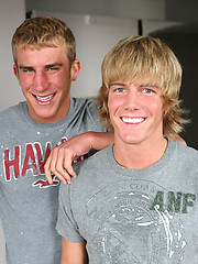 Trey and Ross jacking off together by Frat Men image #5