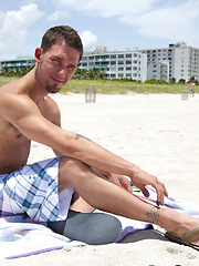 Hot young beach guy gets a taste of monster cock by Its Gonna Hurt image #6