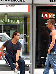 American Porn Star Lucas Knowles Fucked my mate Aaron Parker by Bentley Race image #6