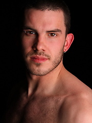 Muscled hairy stud strokes his dick by ChaosMen image #6