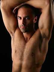 Erik posing naked and strokes by ChaosMen image #5