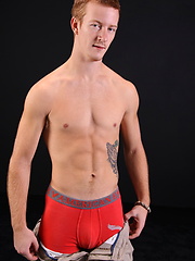 Red Franklin jacking off cock by ChaosMen image #4
