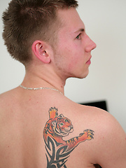 Straight pup Josh showing off his smooth body by English Lads image #4