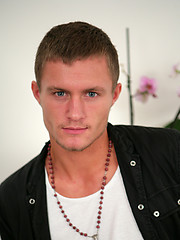 Straight Young Athlete Aaron shows off his defined abs by English Lads image #4