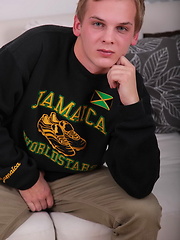 Blond straight boy stripping by Czech Boys image #5
