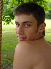 Brunette twink outdoors by Czech Boys image #5