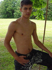 Brunette twink outdoors by Czech Boys image #5