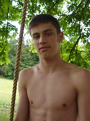 Brunette twink outdoors by Czech Boys image #5
