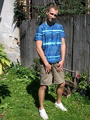 Blue eyed twink boy jerking off dick by Czech Boys image #5