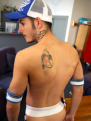 Horny Clint play with his cock by Bentley Race image #6