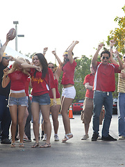 Naked hazing for the boys at this tailgate by HazeHim image #7