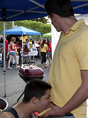 Naked hazing for the boys at this tailgate by HazeHim image #7