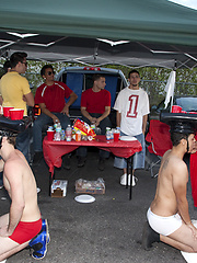 Naked hazing for the boys at this tailgate by HazeHim image #7
