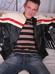 Skinny twink jerking off dick by Czech Boys image #5
