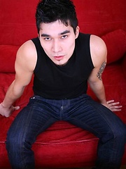 Asian jock jerking off by Czech Boys image #7