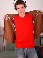 Brunette twink naked by Czech Boys image #5