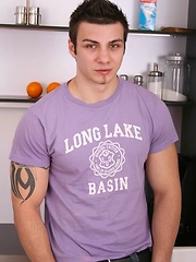 Muscle stud jacking off dick by Czech Boys image #8