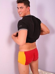 Cute muscled stud shows his cock by Czech Boys image #8