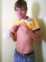 Cute young twinks jerking off dick by Czech Boys image #6
