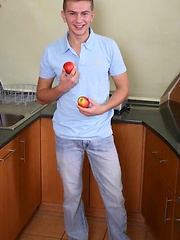 Hot blond straight russian boy by Czech Boys image #6