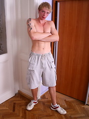 Hot blond twink jerking off by Czech Boys image #5