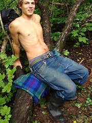 Very attractive twink outdoors by Czech Boys image #5