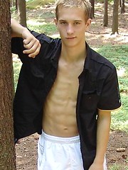 Blond skinny twink naked by Czech Boys image #6