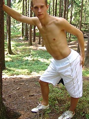 Blond skinny twink naked by Czech Boys image #6
