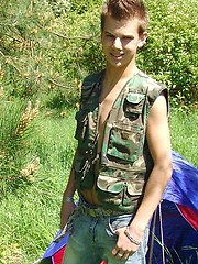 Big dick twink outdoors by Czech Boys image #6