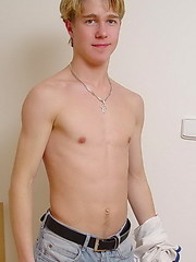Blond teen boy naked by Czech Boys image #5