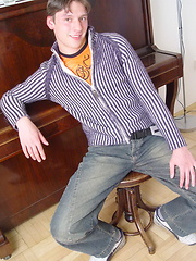 Straight teen boy plays with cock by Czech Boys image #5