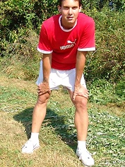 Hot twink naked outdoors by Czech Boys image #5