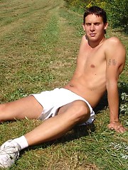 Hot twink naked outdoors by Czech Boys image #5