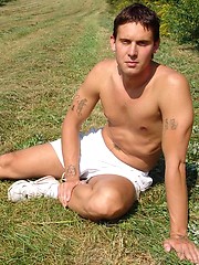 Hot twink naked outdoors by Czech Boys image #5