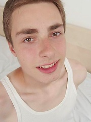 Nasty twink shows his fat cock by Czech Boys image #5