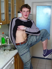 Horny twink boy jerking off dick by Czech Boys image #6